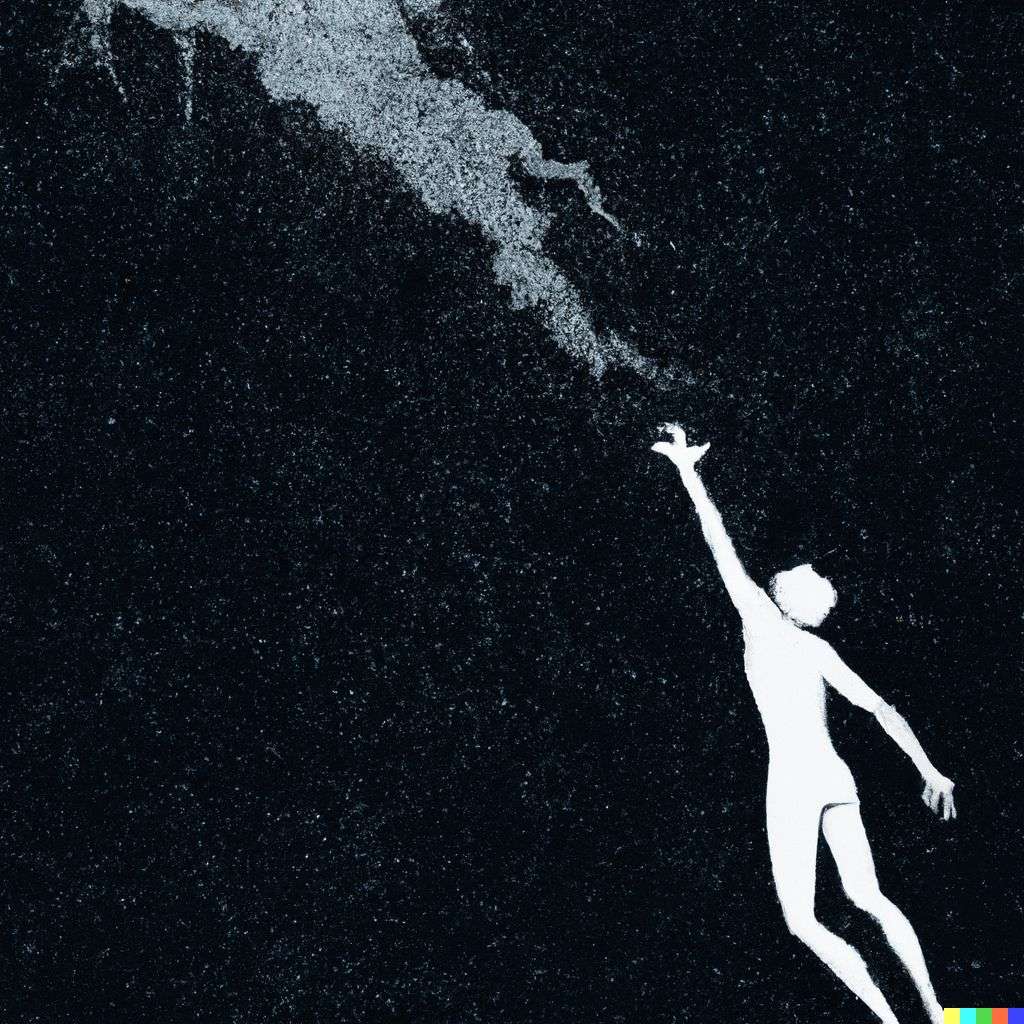 the discovery of gravity, futuristic print